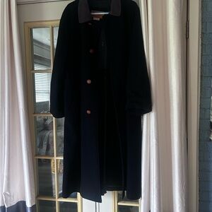 Salvatore Ferragamo Black Trench Coat